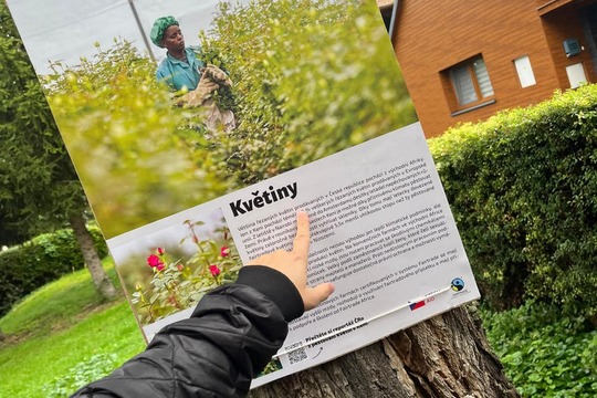 FAIRTRADE a my společně s knihovnou Veltěže 1