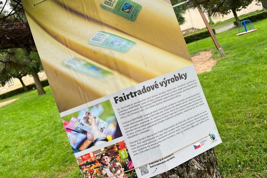 FAIRTRADE a my společně s knihovnou Veltěže 1