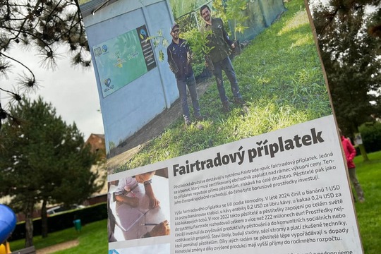 FAIRTRADE a my společně s knihovnou Veltěže 1