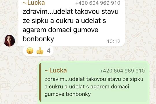 Domácí gumové mlsání 1