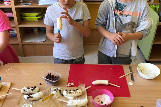 Chefs in Training - Banana Pops  1