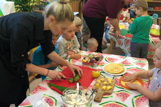 Mother's Day Healthy Snacks workshop 1