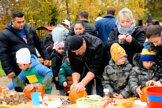 Občerstvení na zahradní dýňové slavnosti 1