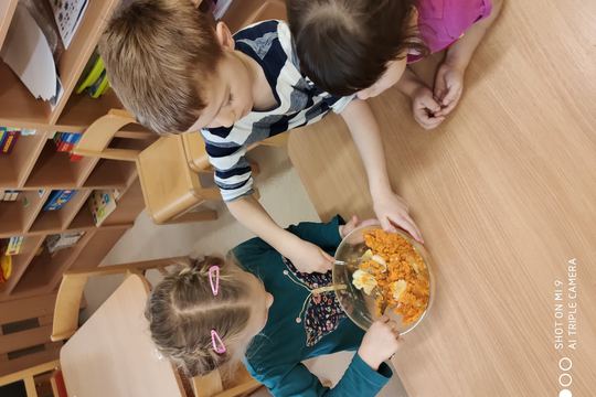 Chefs in Training - Sweet Potato Cake 1