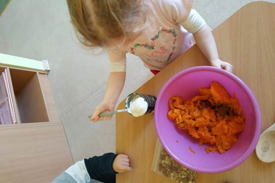 Chefs in Training- Sweet Potato Mash 1