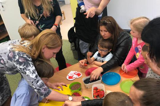 Mother's Day Healthy Snacks workshop 1