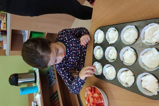 Chefs in Training - Strawberry Yogurt bites 1