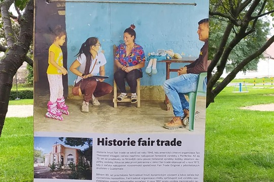 FAIRTRADE a my společně s knihovnou Veltěže 1