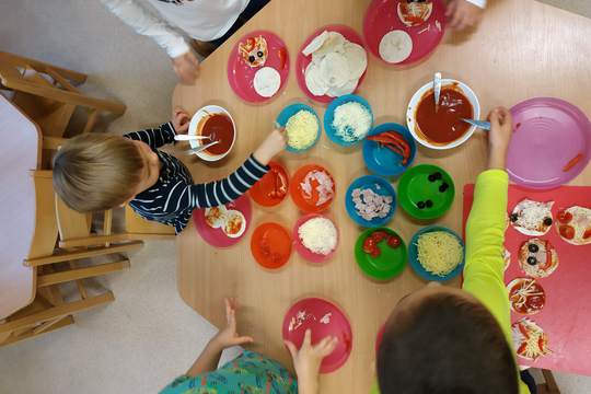 Chefs in Training - Mini Pizza Faces 1