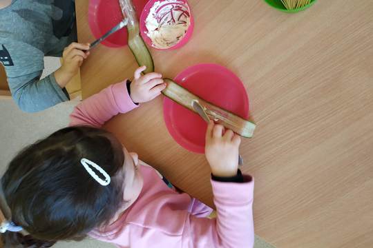 Chefs in Training - Cucumber Roll-ups  1