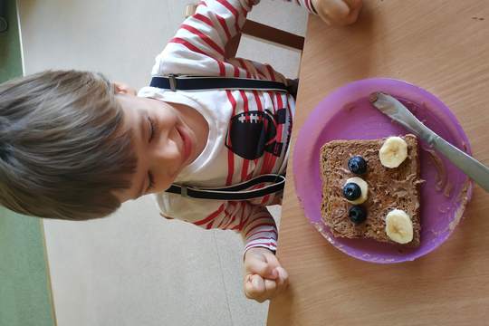 Chefs in Training - Healthy Animal Breakfast toasts 1