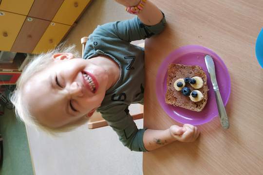 Chefs in Training - Healthy Animal Breakfast toasts 1