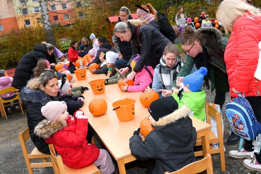 Občerstvení na zahradní dýňové slavnosti 1