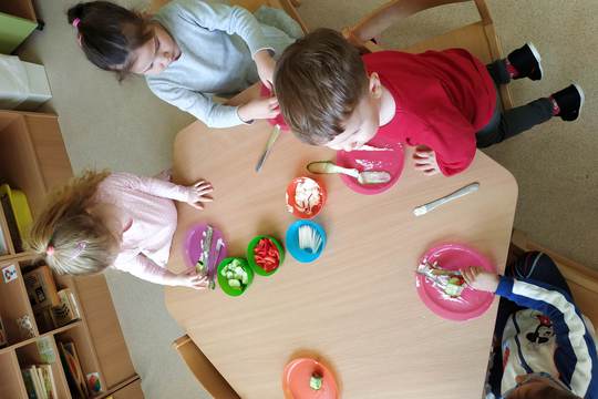 Chefs in Training - Cucumber Roll-ups  1