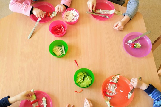 Chefs in Training - Cucumber Roll-ups  1