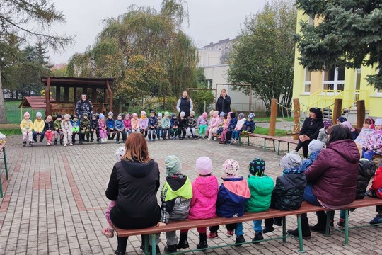 Povídání s myslivcem v MŠ Sluníčko Krupka 1